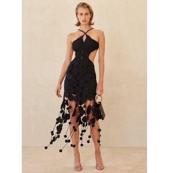 Cult Gaia Leela Crochet Dress Size S NEW - Picture 11 of 15